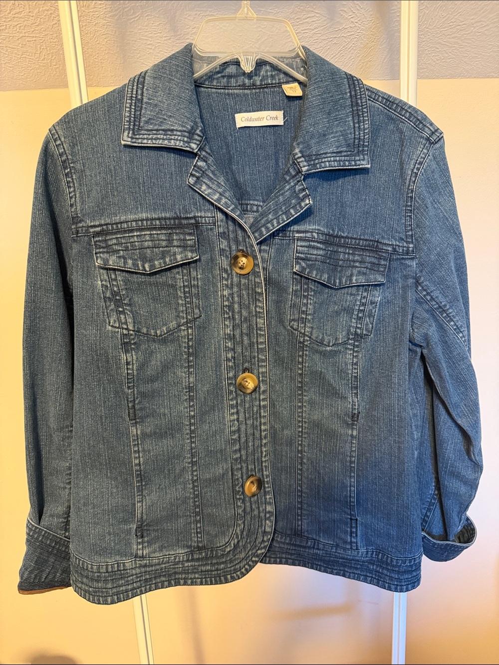 Coldwater Creek denim jean jacket - size 12